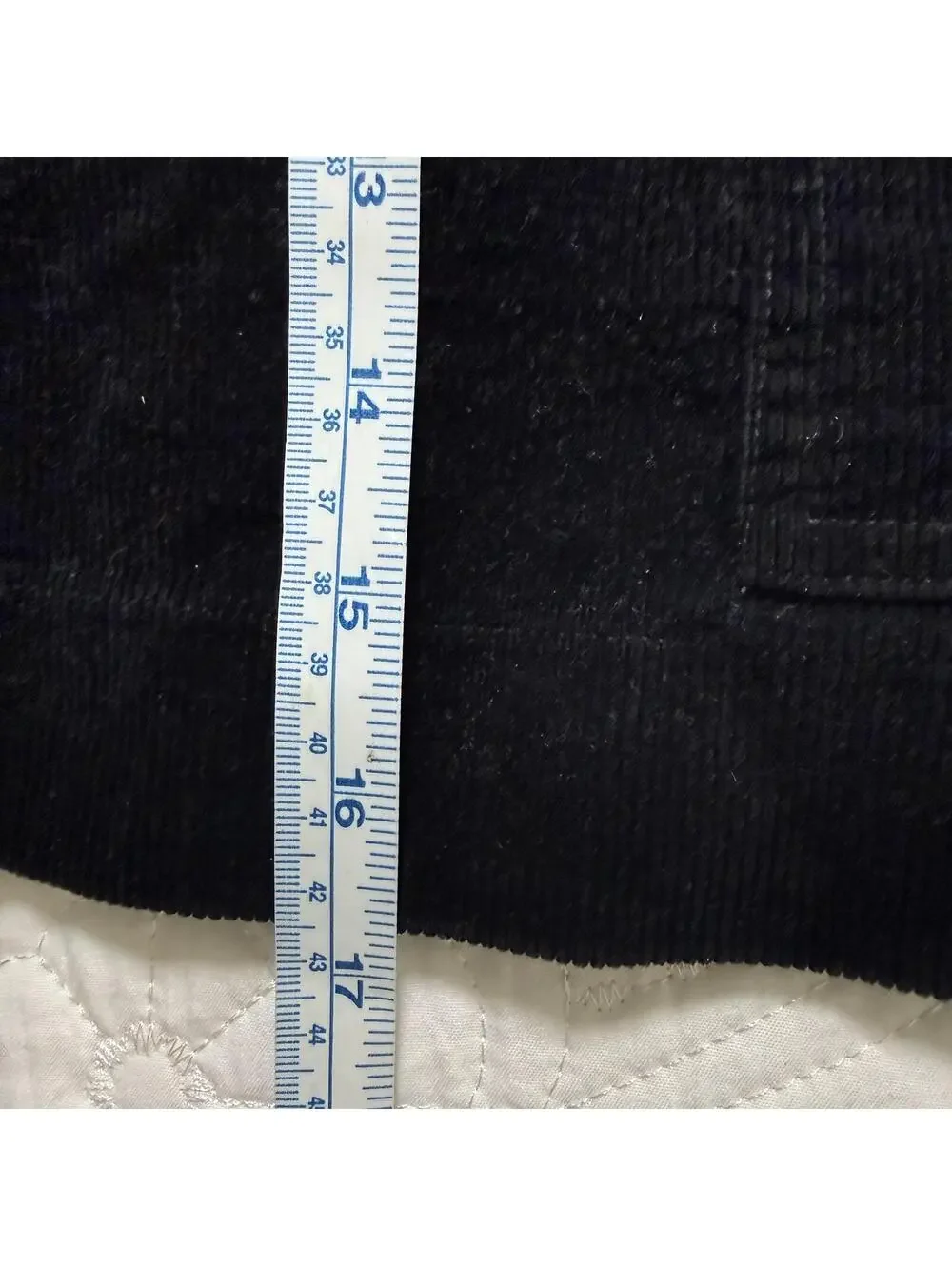 RALPH LAUREN GOLF SZ 10 Black Corduroy Skirt with Shorts underneath Quiet Luxury